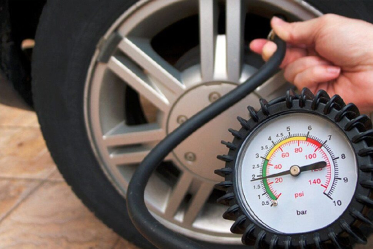 Tyre pressure check